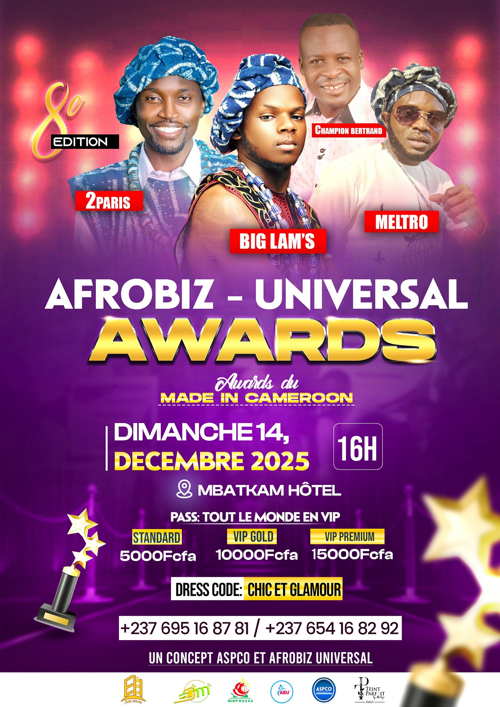 Flyer AfroBiz Universal Awards 2025